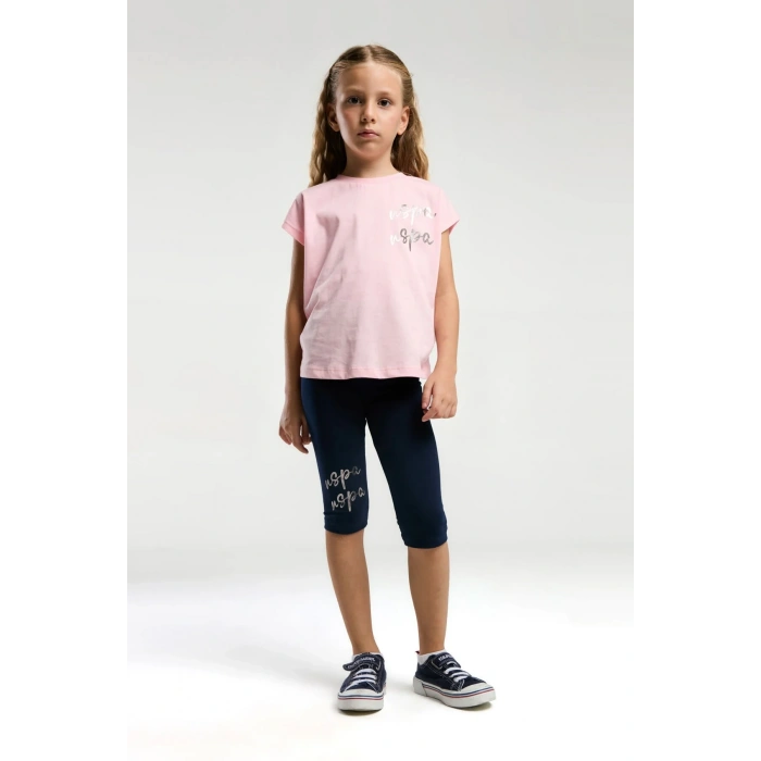 KIZ ÇOCUK KAPRİ TAYT TAKIM - SOMON