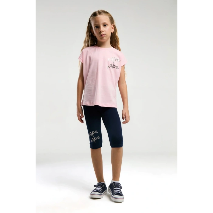 KIZ ÇOCUK KAPRİ TAYT TAKIM - SOMON