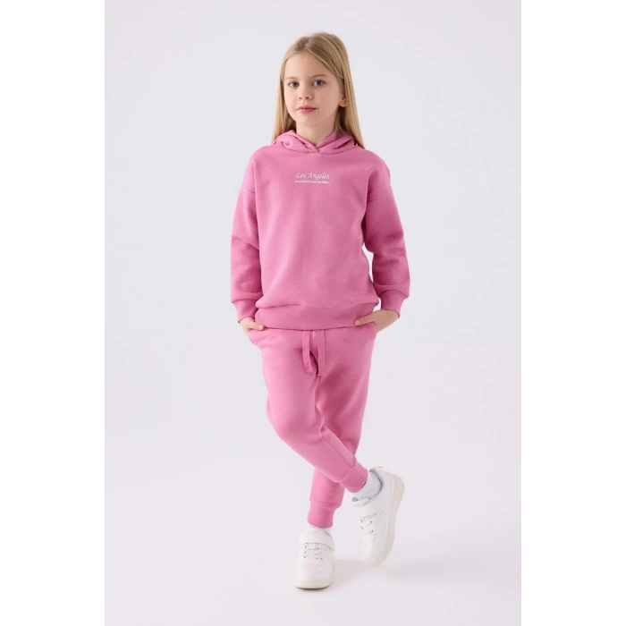 KIZ ÇOCUK EŞOFMAN TAKIM - TAŞ