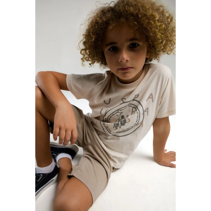 ERKEK ÇOCUK BERMUDA TAKIM - Beyaz