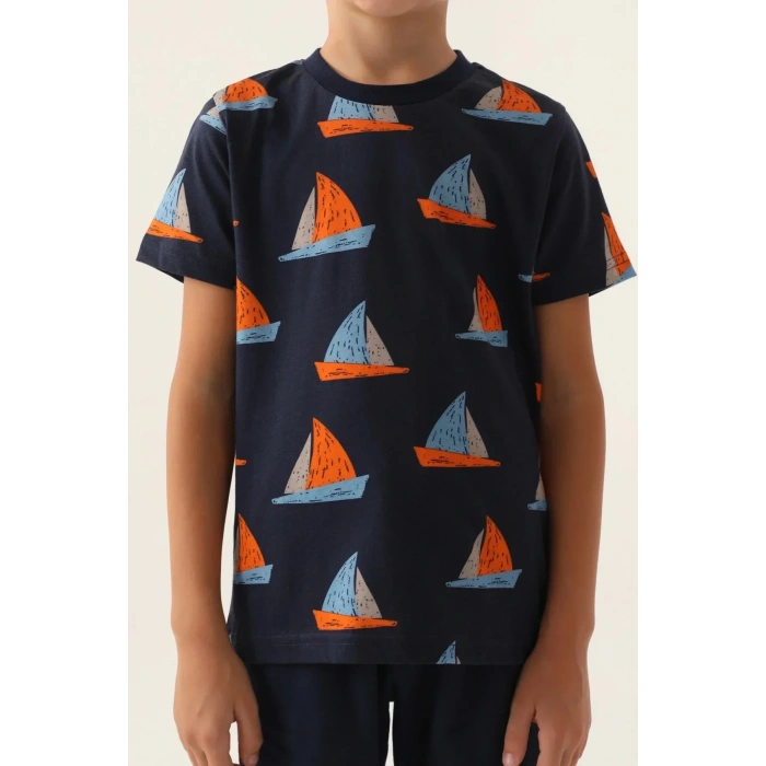 BABA OĞUL BERMUDA TAKIM - LACİVERT