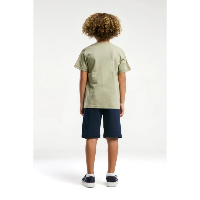 ERKEK ÇOCUK BERMUDA TAKIM - ÇAY YEŞİLİ