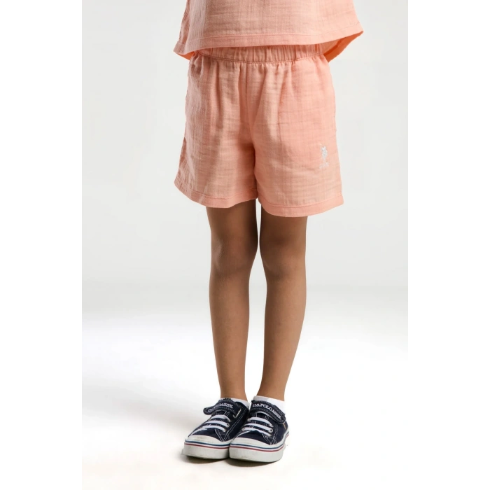 KIZ ÇOCUK ŞORT TAKIM - GÜL KURUSU