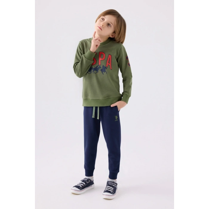 ERKEK ÇOCUK EŞOFMAN TAKIMI - HAKİ