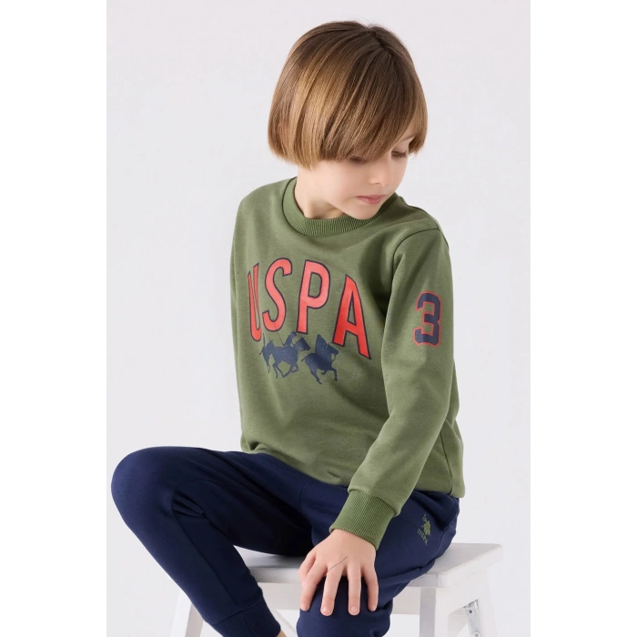 ERKEK ÇOCUK EŞOFMAN TAKIMI - HAKİ