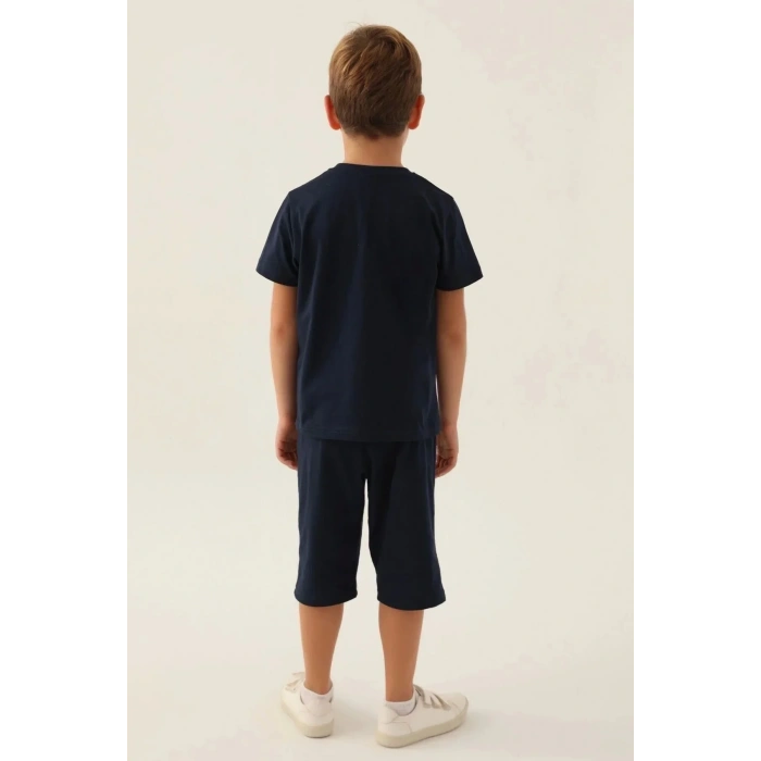 ERKEK ÇOCUK KAPRİ TAKIM - LACİVERT
