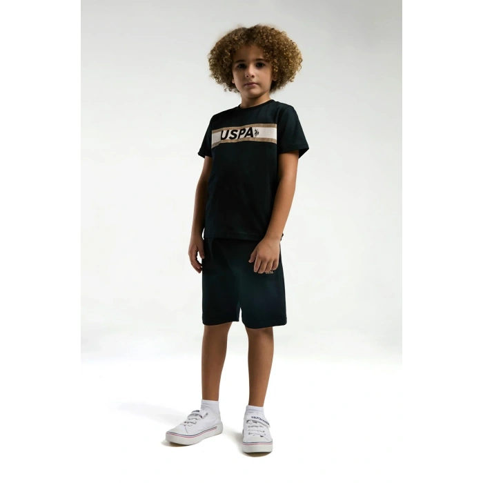 ERKEK ÇOCUK BERMUDA TAKIM - siyah