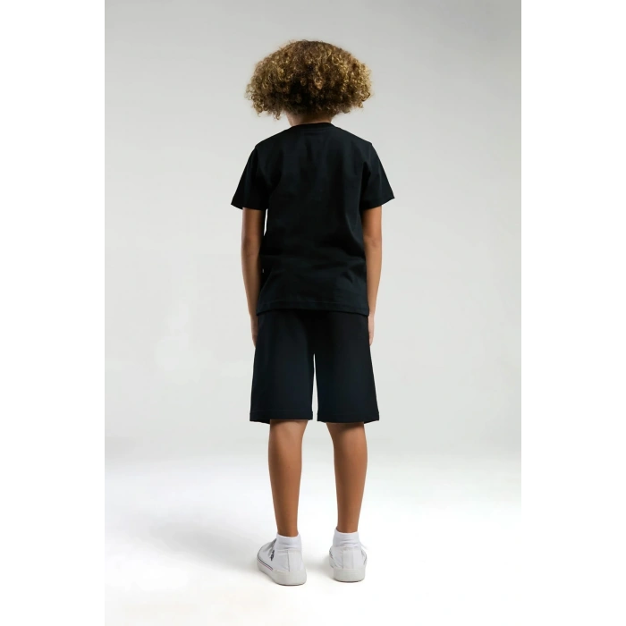 ERKEK ÇOCUK BERMUDA TAKIM - siyah