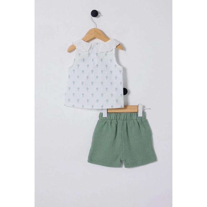 U.S.POLO ASSN. KIZ BEBEK 2Lİ TAKIM - Beyaz