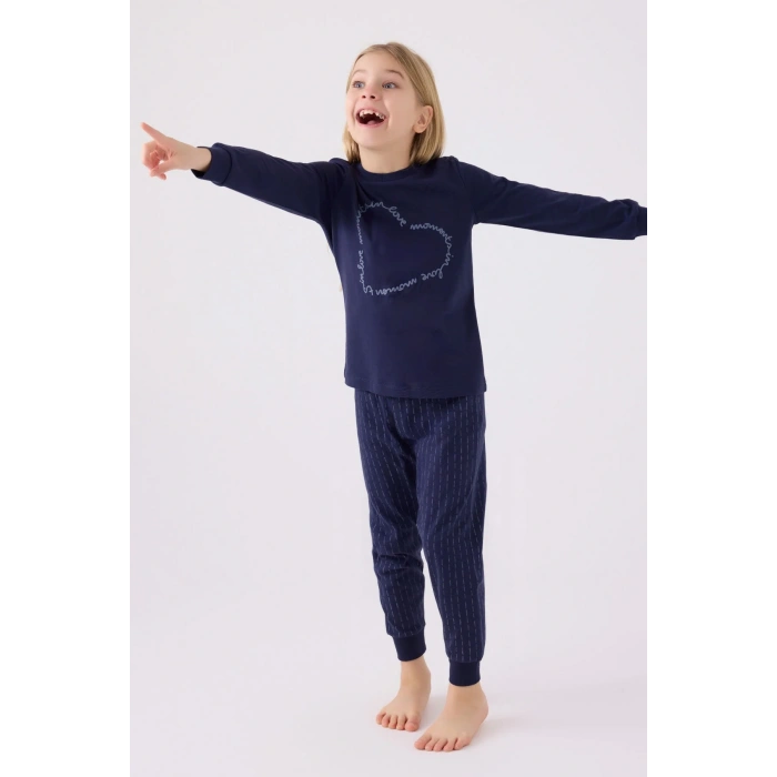ARNETTA ANNE KIZ İKİLİ TAKIM - LACİVERT