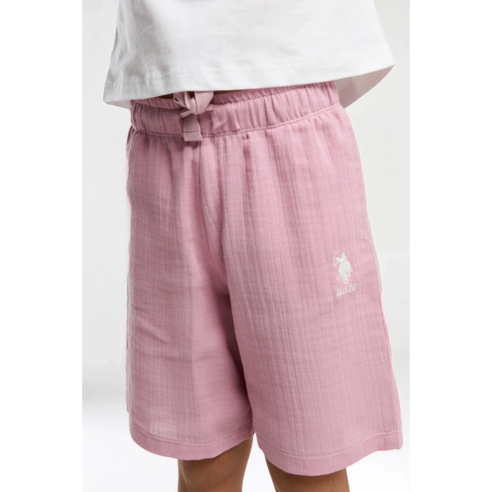 KIZ ÇOCUK BERMUDA TAKIM - Beyaz