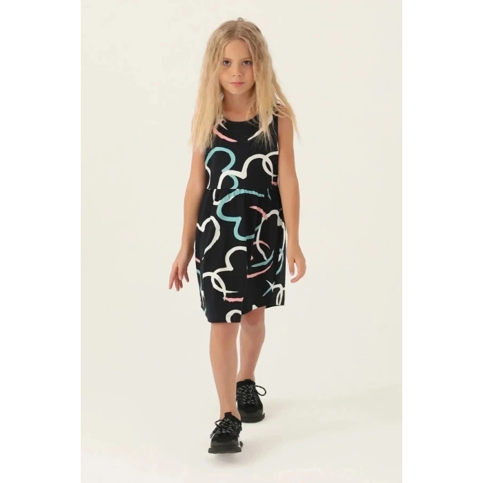 KIZ ÇOCUK ELBİSE - KREM