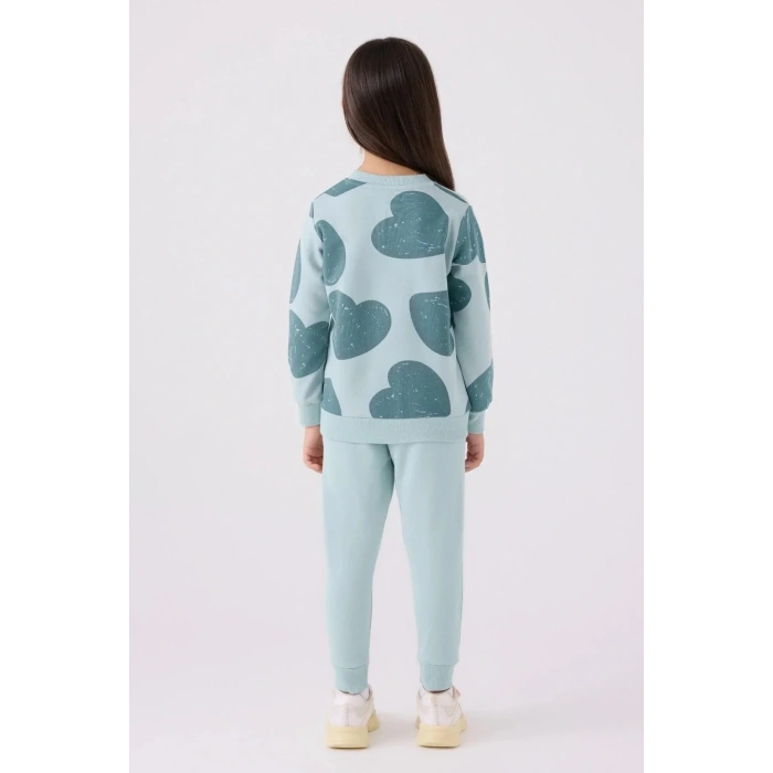 KIZ ÇOCUK EŞOFMAN TAKIM - KREM