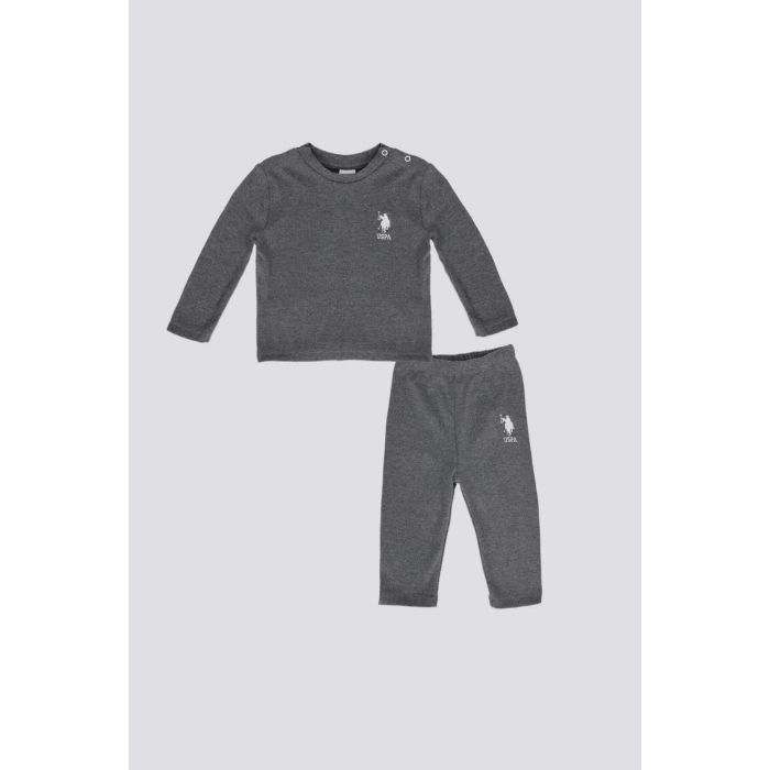 ERKEK BEBEK UZUN KOL 2Lİ TAKIM - COBALT