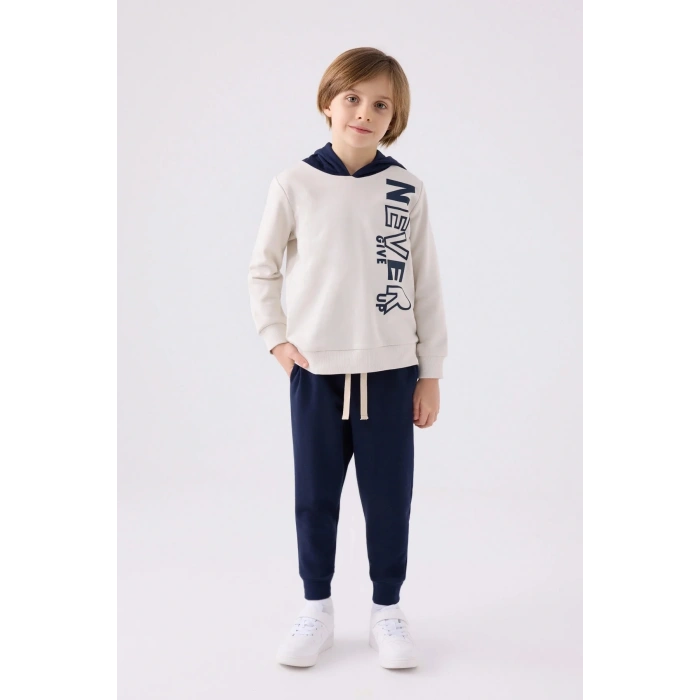 ERKEK ÇOCUK EŞOFMAN TAKIM - BEJ