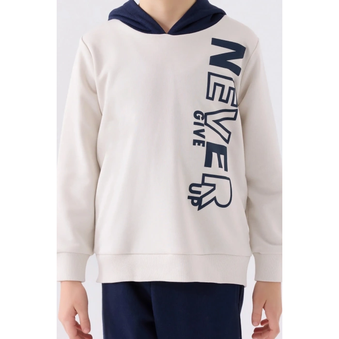 ERKEK ÇOCUK EŞOFMAN TAKIM - BEJ