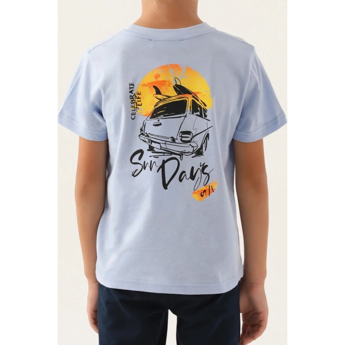 ARNETTA BABA OĞUL BERMUDA TAKIM - MAVİ