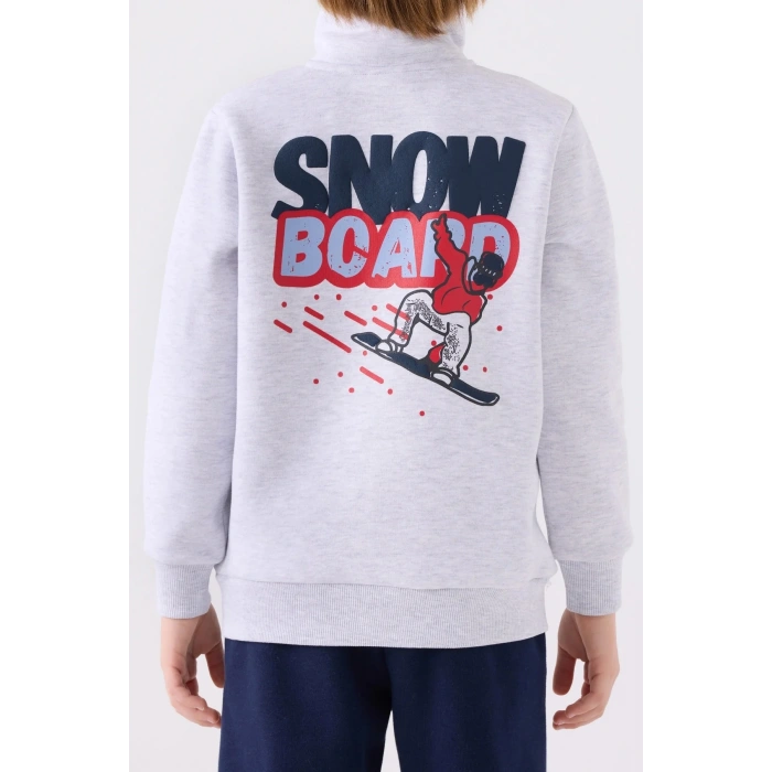 ERKEK ÇOCUK EŞOFMAN TAKIM - KAR MELANJ