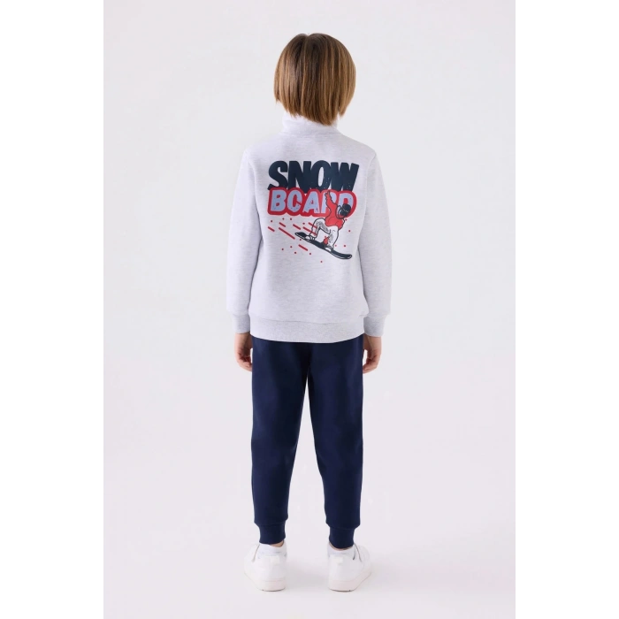 ERKEK ÇOCUK EŞOFMAN TAKIM - KAR MELANJ