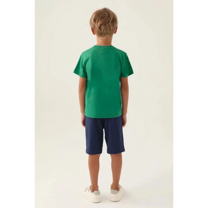ERKEK ÇOCUK BERMUDA TAKIM - ÇAM YEŞİLİ