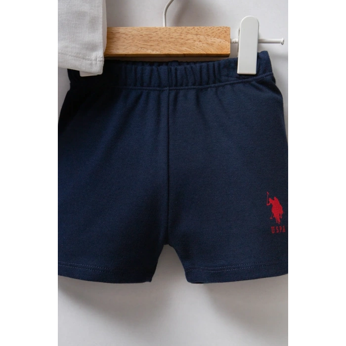 U.S POLO ASSN ERKEK BEBEK 2Lİ TAKIM - BEYAZ/KIRMIZI