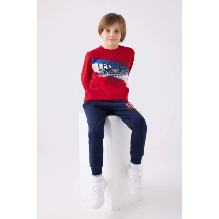 ERKEK ÇOCUK ESOFMAN TAKIM - KIRMIZI