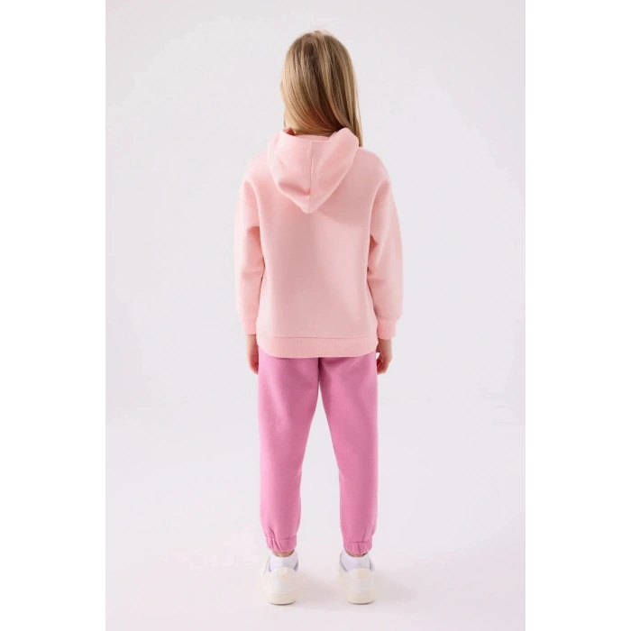 KIZ ÇOCUK ESOFMAN TAKIM - AÇIK PEMBE