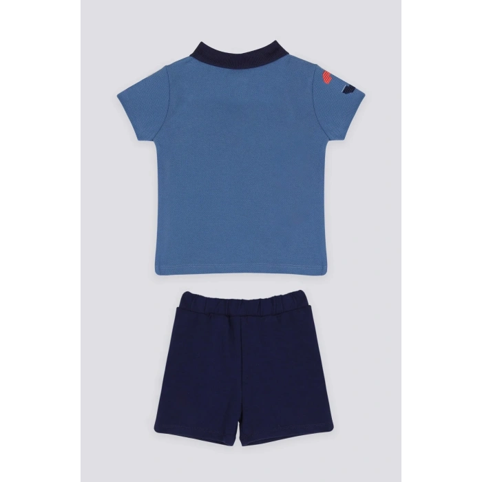 ERKEK BEBEK KISA KOL TSHIRT 2 Lİ TAKIM - CORAL