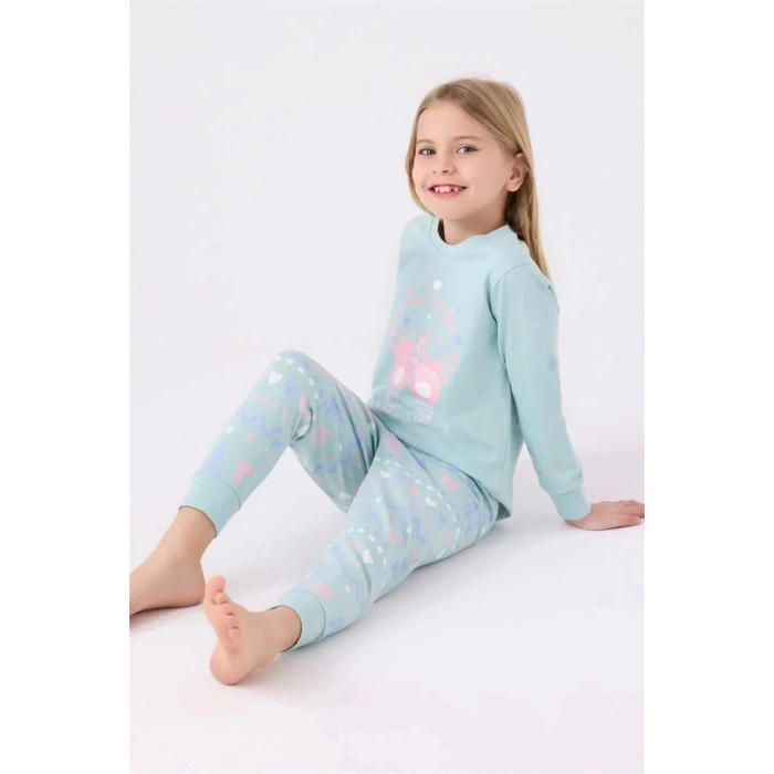 ANNE KIZ İKİLİ TAKIM - SU YEŞİLİ