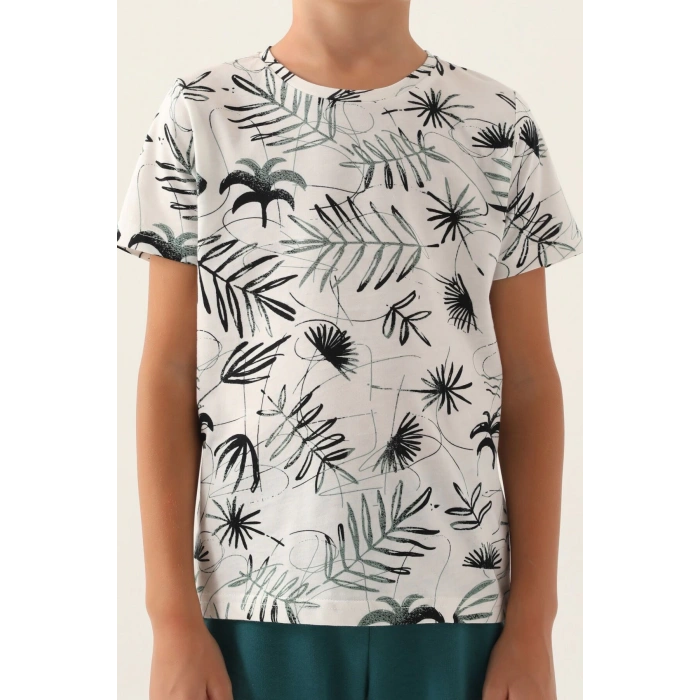 ARNETTA BABA OĞUL BERMUDA TAKIM - KREM