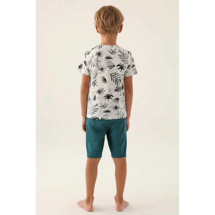 ARNETTA BABA OĞUL BERMUDA TAKIM - KREM