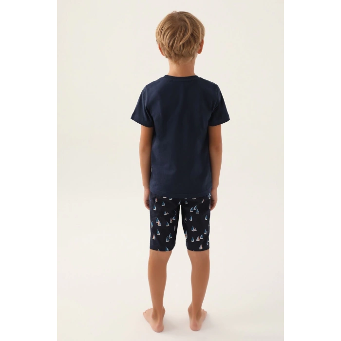 ARNETTA BABA OĞUL BERMUDA TAKIM - LACİVERT