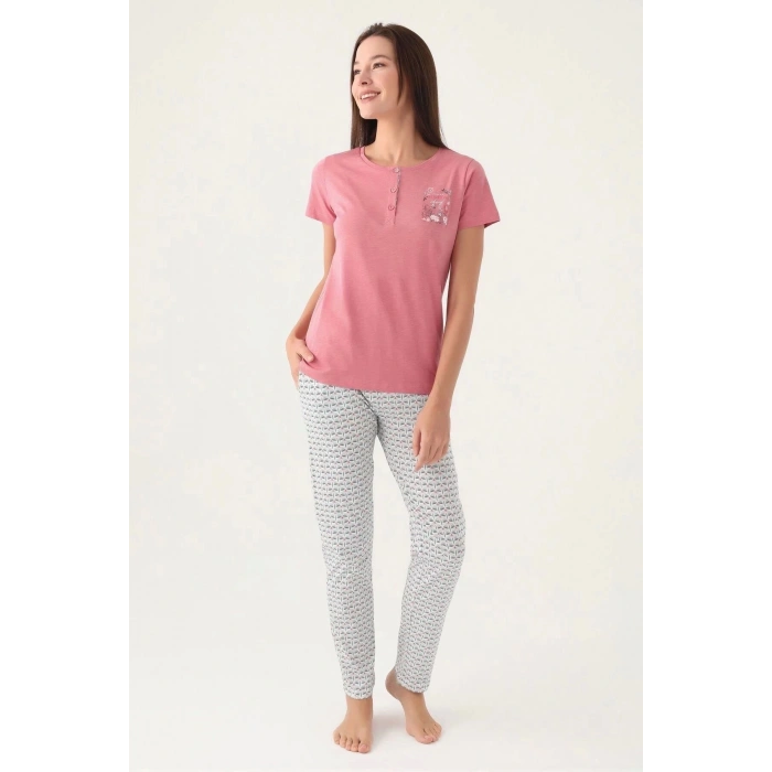 ARNETTA KADIN İKİLİ TAKIM - KIZIL PEMBE