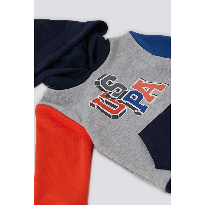 ERKEK BEBEK 2 Lİ TAKIM - GRİ MELANJ