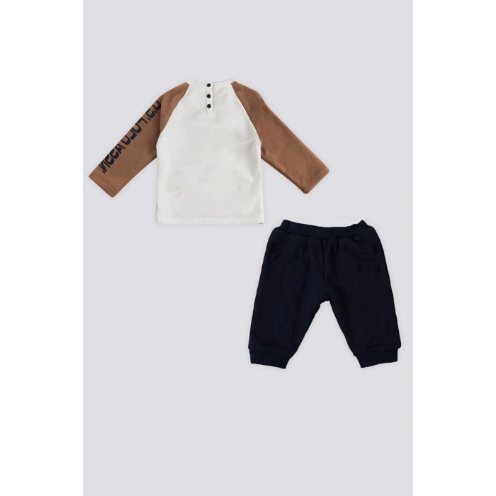 ERKEK BEBEK 2 Lİ TAKIM - KREM