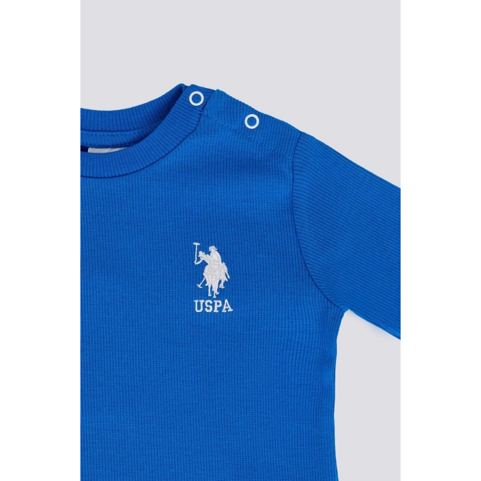 ERKEK BEBEK UZUN KOL 2Lİ TAKIM - COBALT