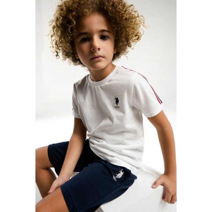 ERKEK ÇOCUK BERMUDA TAKIM - Beyaz