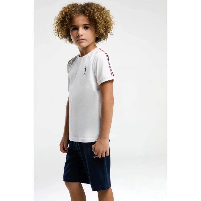 ERKEK ÇOCUK BERMUDA TAKIM - Beyaz