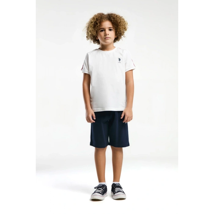 ERKEK ÇOCUK BERMUDA TAKIM - Beyaz