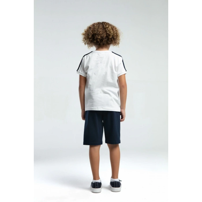 ERKEK ÇOCUK BERMUDA TAKIM - Beyaz