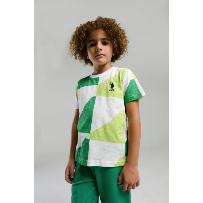 ERKEK ÇOCUK BERMUDA TAKIM - ÇAM YEŞİLİ