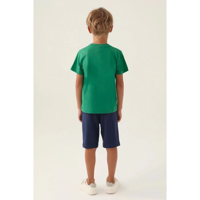 ERKEK ÇOCUK BERMUDA TAKIM - ÇAM YEŞİLİ