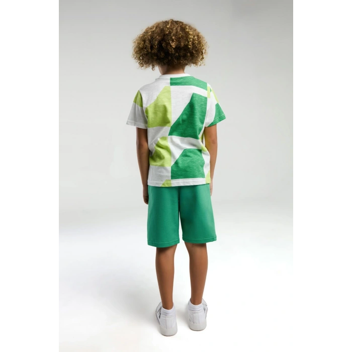 ERKEK ÇOCUK BERMUDA TAKIM - ÇAM YEŞİLİ