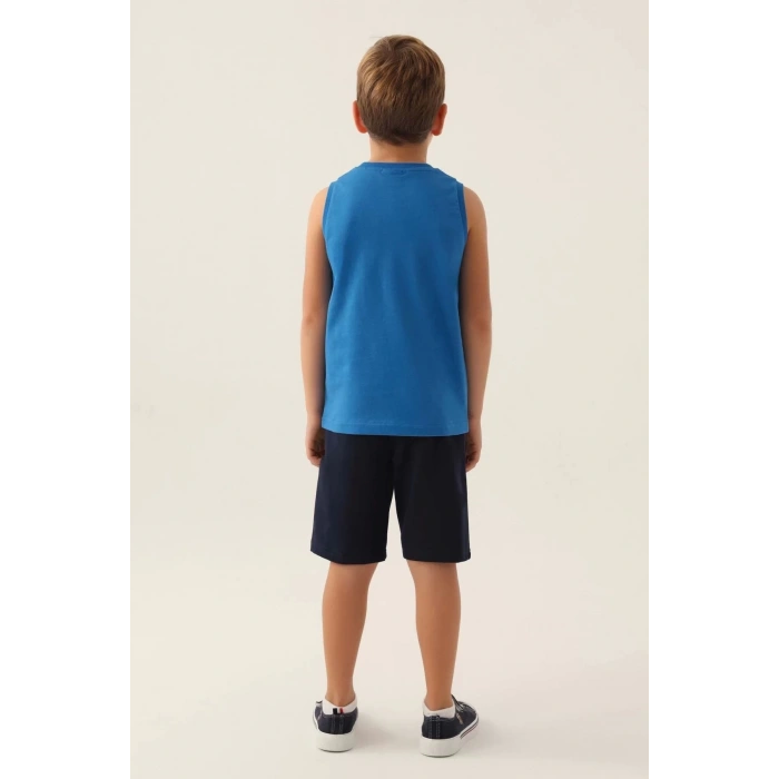ERKEK ÇOCUK BERMUDA TAKIM - COBALT