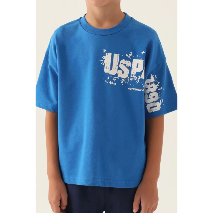 ERKEK ÇOCUK BERMUDA TAKIM - COBALT