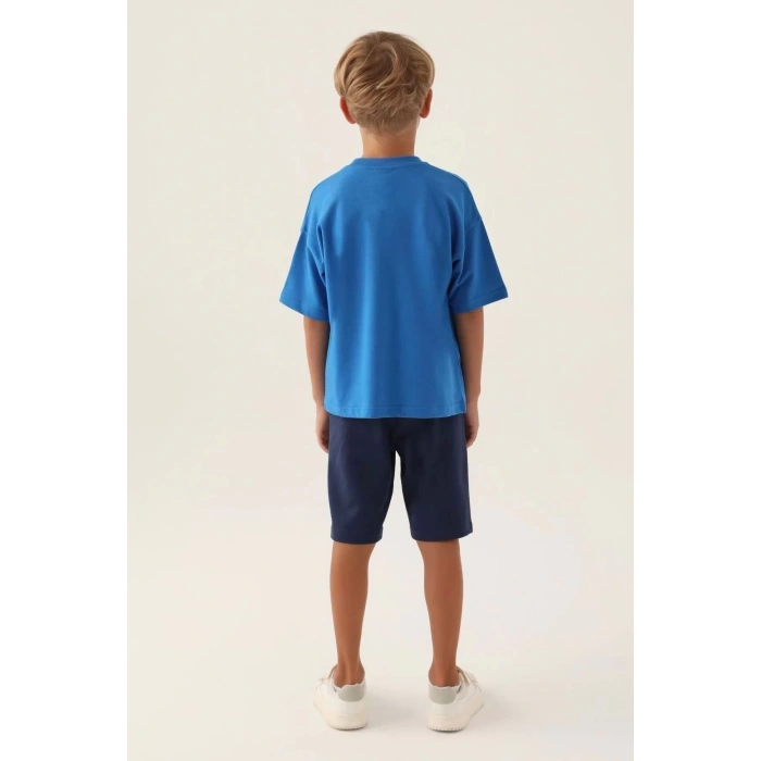 ERKEK ÇOCUK BERMUDA TAKIM - COBALT