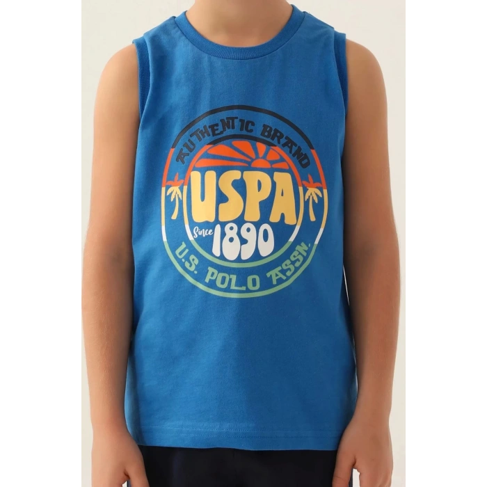 ERKEK ÇOCUK BERMUDA TAKIM - COBALT