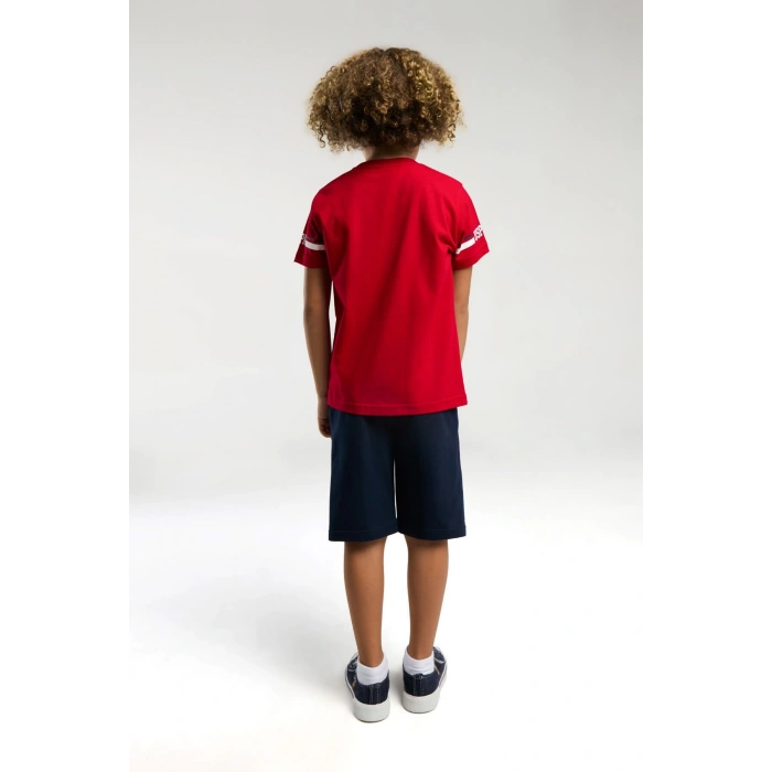 ERKEK ÇOCUK BERMUDA TAKIM - KIRMIZI