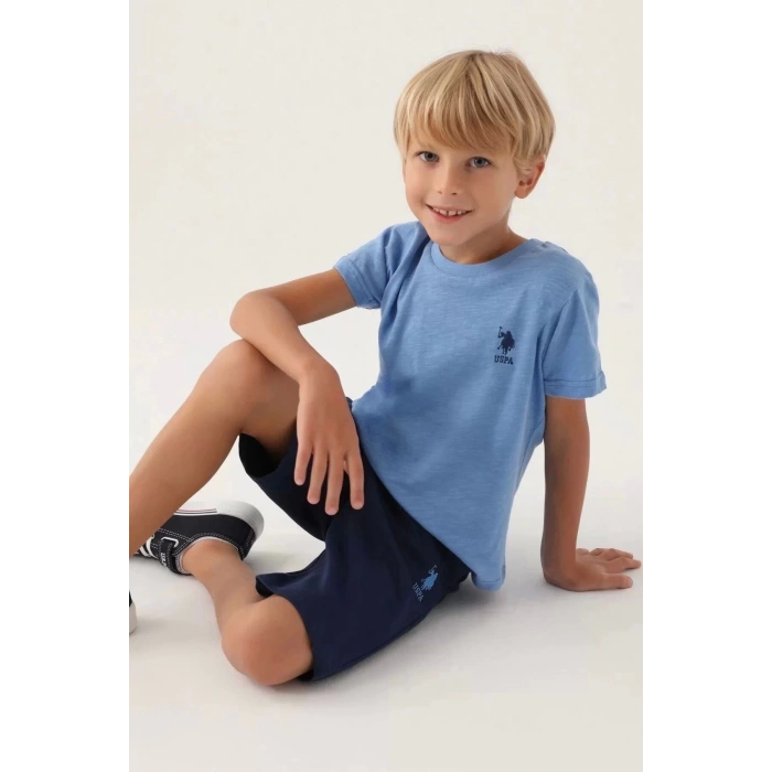 ERKEK ÇOCUK BERMUDA TAKIM - KREM