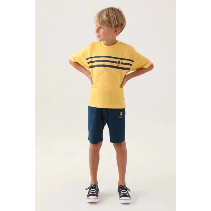 ERKEK ÇOCUK BERMUDA TAKIM - LACİVERT